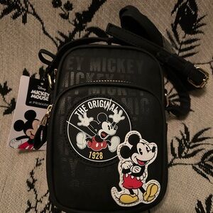 Primark Black Mickey Mouse Crossbody Bag
